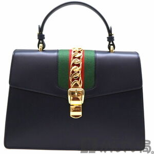 Gucci Bag Navy Blue Handbag Shoulder Strap